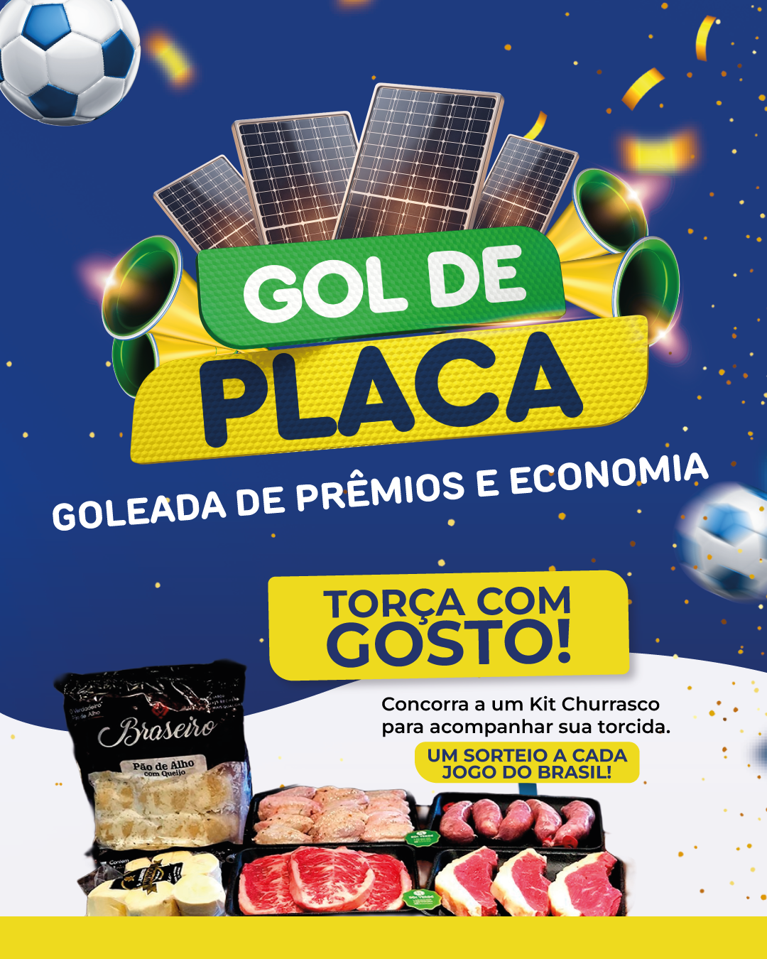 Promoção Torça com Gosto - Kit Churrasco